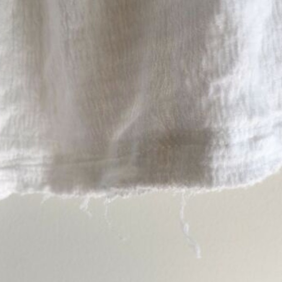 Free People Ivory Santorini Off The Shoulder top - Picture 4 of 8